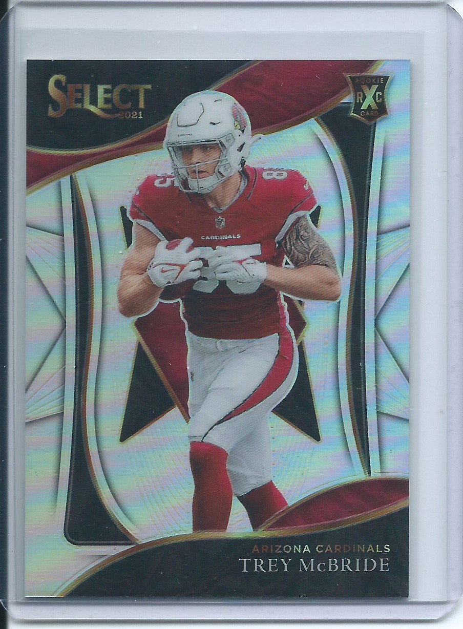 2021 Panini Select Trey McBride XRC Silver Prizm #417 Cardinals 2022 Rookie
