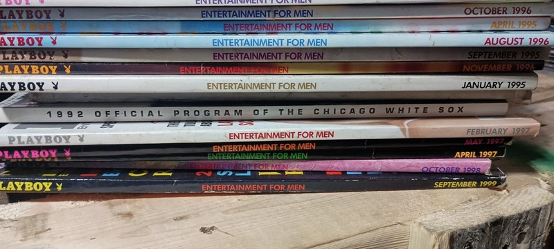 Playboy Magazine 25  Lot From 1986 To 1999 Centerfolds  See photos