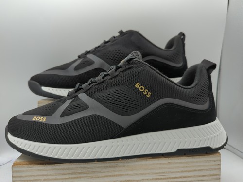 Boss Titanium_Runn scarpe da ginnastica uomo stringate a rete UK 8 nuove Ax5 ridotte - Foto 4 di 16