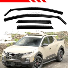 In-Channel For Hyundai Santa Cruz 2022-2025 24 Rain Guard Window Visor Deflector