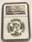 1964 D 50C kennedy half dollar NGC MS64 First Year Issue