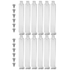 12pcs PCI Slot Cover PCI L Blank Bracket Expansion Blank Plate Supply