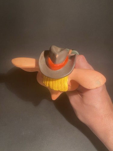 Topo Gigio Vintage Pupazzo Di gomma Con Fischio Funzionante - Foto 6 di 6