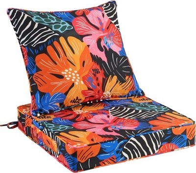 UNIKOME 19''x19''x3'' Outdoor Chair Cushions Set - Waterproof Patio Cushions for Ou