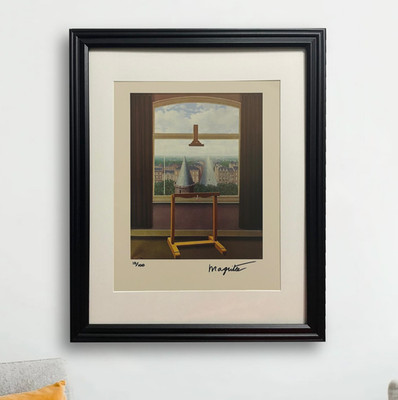 Rene Magritte Hand-Signed Original Print With COA and +$3,500 USD Appraisal