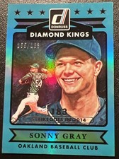 2015 Panini Donruss - Stat Line Season #20 Sonny Gray 155 /183