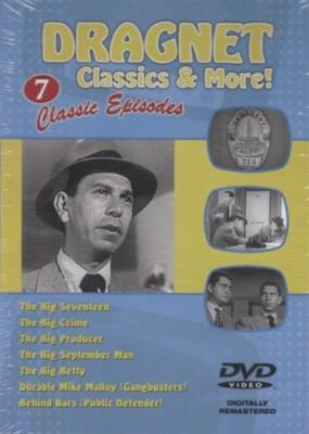 Dragnet Classics & More - 7 Classic Episodes [Slim Case] - DVD - Very ...