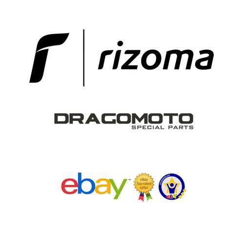 KAWASAKI Z 750 2003-2006 Terminali manubrio per manubrio OEM RIZOMA MA510R Rosso - Foto 2 di 3