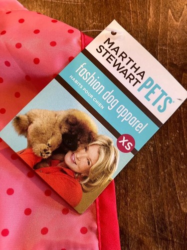 Vintage Martha Stewart Pets Polka Dot Windbreaker - Picture 4 of 8