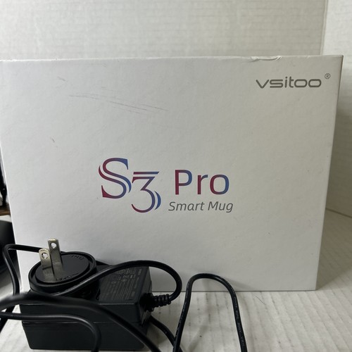 (READ DESC) S3 Pro Temperature Control Smart Mug With Lid Coffee Mug Warmer - Picture 3 of 4