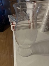 14" Hurricane Globe Clear Glass 5" Diameter Candle Chimney Lamp Shade