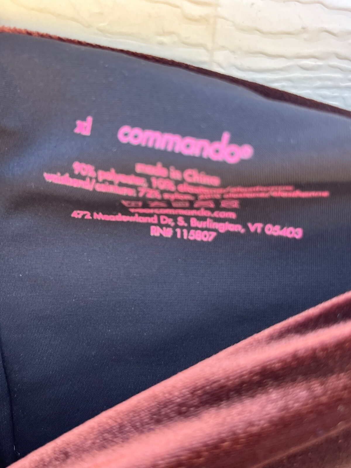 Commando Control Velvet Perfect Control Leggings … - image 3
