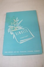 Vintage GIMBELS HOSIERY Box  Hose, Glamour 9 Runguard Beige, 3 Pair 163 