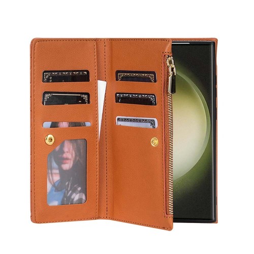Hülle Für Samsung S24 S23 S22 Handy Tasche Flip Cover Case Schutz Hülle Wallet - Bild 63 von 77