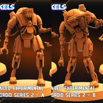 Failed Battle Droid S2 - Copro Cops - Papsikels - Robocop Mech Droids Robot