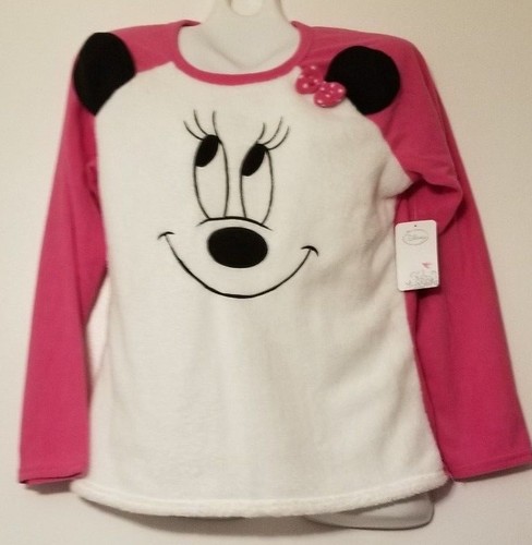 Women's Minnie Mouse 3D Fleece Pajamas 2pc Pink, White, Black 3X XXXL NWT - Picture 4 of 4