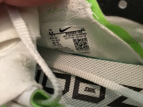 NIKE Zoom Gravity Electric Green Women’s USA 8.5 Athletic Shoes BQ3203-100 - Picture 5 of 6