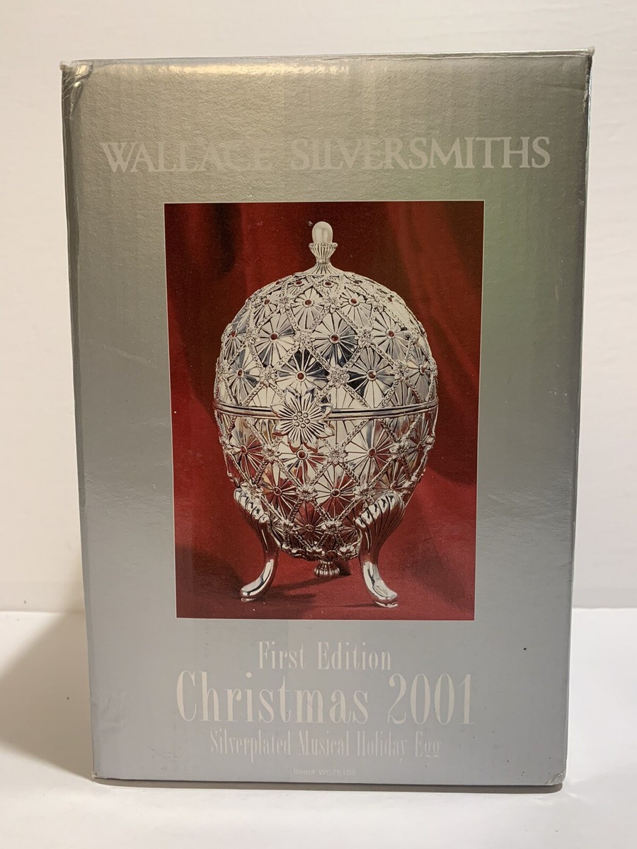 WALLACE SILVERSMITHS CHRISTMAS 2001 FIRST EDITION SILVERPLATE