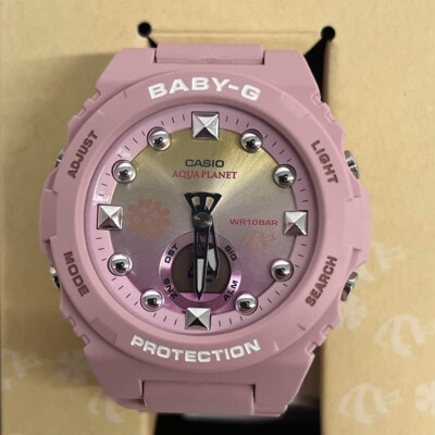 時計 AQUA PLANET BABY-G BGA-320AQ-4AJR CASIO BABY-G BGA-320AQ-4AJR Aquaplanet Collaboration Model