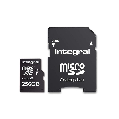 Carte Mémoire 256Go Micro SDXC Premium Haute Vitesse jusqu'à 100MB/s V30 UHS-... - 第 1/2 張圖片