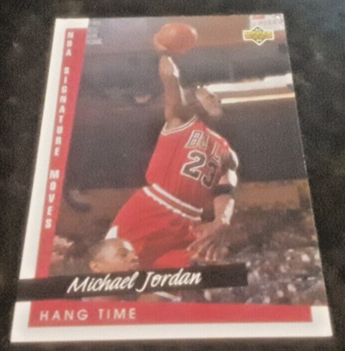Michael Jordan 1993/94 Upper Deck Basketball NBA Signature Moves #237 NrMt
