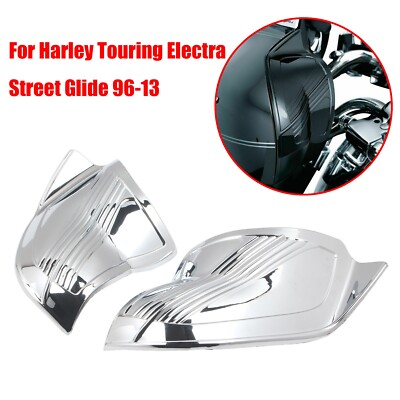 For Harley Touring Electra Street Glide 96-13 Chrome Batwing Inner Fairing Cover