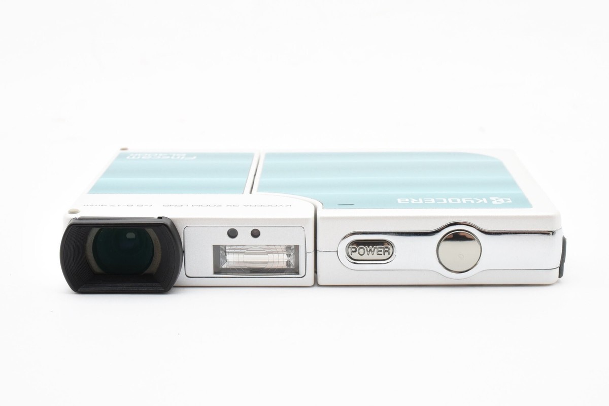 KYOCERA Finecam SL400R パールブルー【794】 KYOCERA Finecam SL400R Pearl Blue Compact Digital Camera 5.8