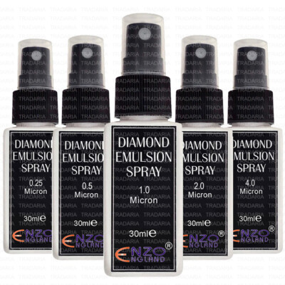 5 ENZO POLY DIAMOND EMULSION SPRAY STROPPING HONING SHARPENING RAZOR KNIFE BLADE
