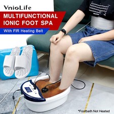 Optimum All-in-one Ionic Foot Spa Bath Basin Tub Massager with Heat Waistband US
