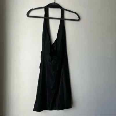 navy blue dress for baby girl Rheanna Draped Backless Maxi Dress Black main image 1
