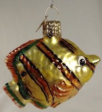 Old World Christmas The Angel Fish Blown Glass Ornament 2001 Retired With Tag