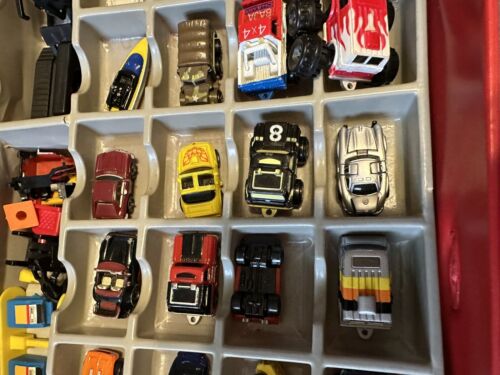 Vtg 1988 MICRO MACHINE COLLECTORS CASE Micro Mini's Tara Toy Corp 60+ Vehicles - Picture 15 of 17