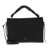 Coccinelle Boheme Grana Double Hand Bag Tasche Noir / Brule Schwarz