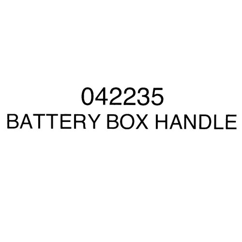 Moeller Boat Battery Box Handle 042235 | 27 and 31 Series Black - Picture 5 of 5