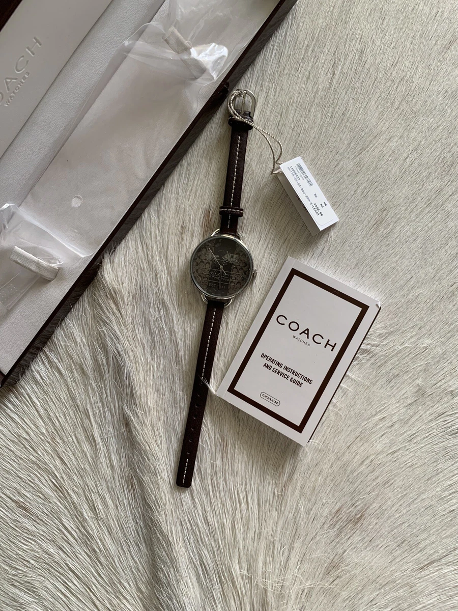 Coach logo watch hot sale