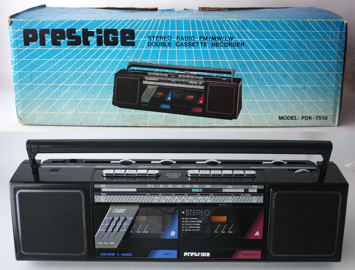 二人のベストプレイス　鈴　SEC PSA10 VINTAGE 80'S PRESTIGE STEREO DOUBLE CASSETTE PLAYER RECORDER