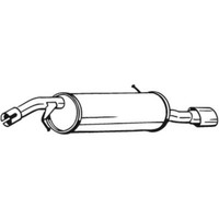 Bosal EndschalldäMpfer SchalldäMpfer Passend FüR Peugeot 207 CC 190-183
