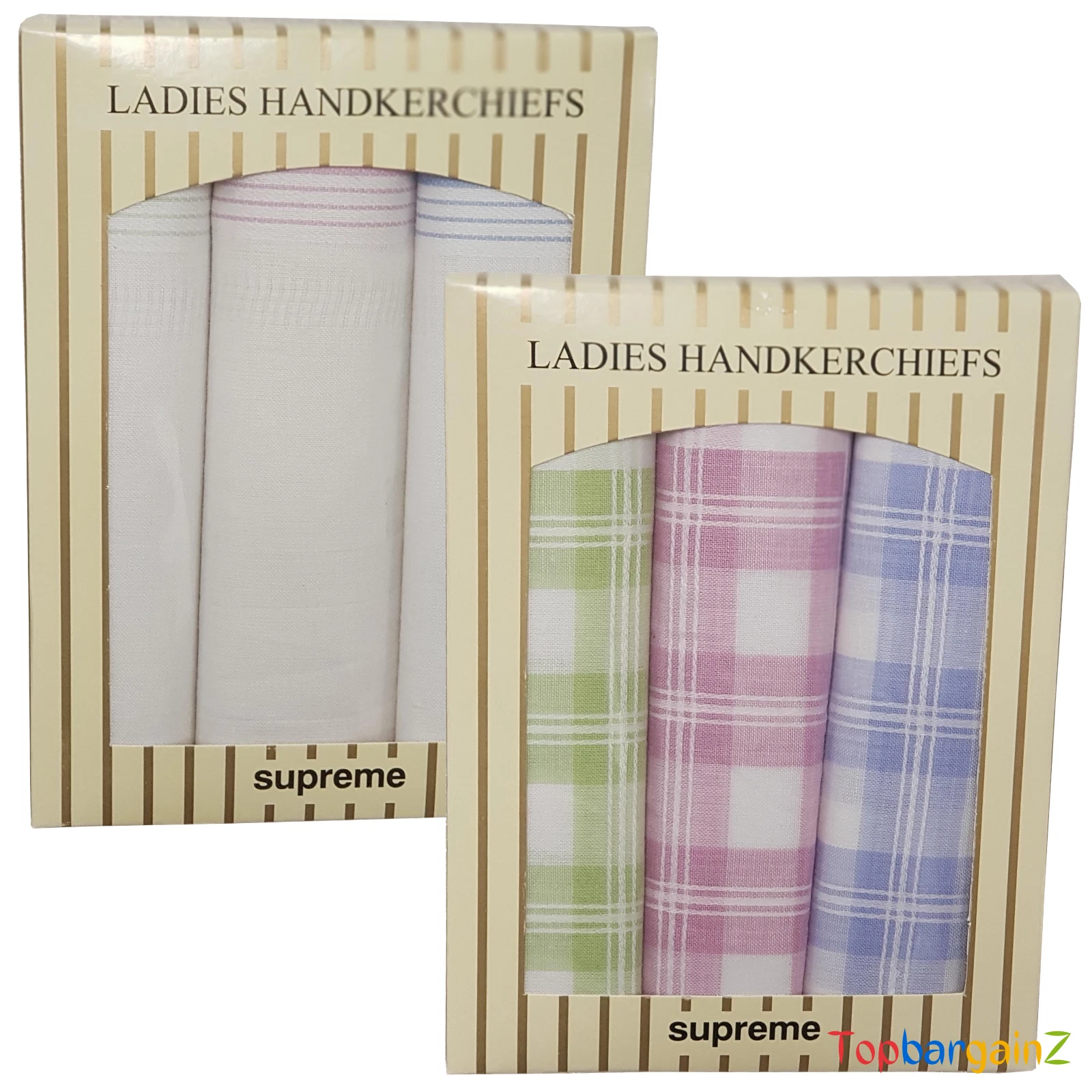Mouchoirs femme mouchoirs poche mouchoir lot de 3 coton blanc à carreaux boîte cadeau