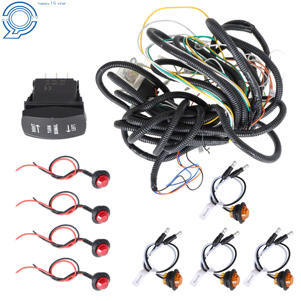 For SXS Kawasaki Mule Teryx 4 UTV Street Legal LED Rocker Switch Turn