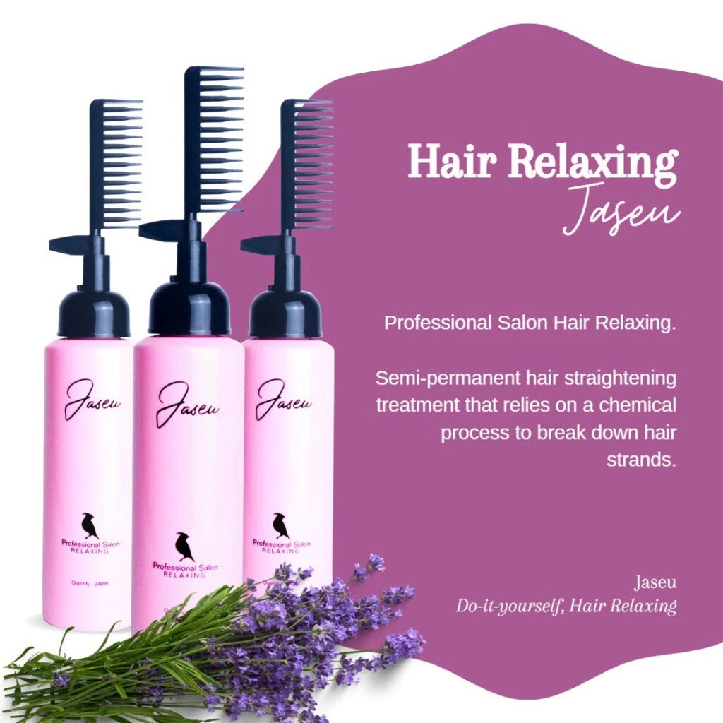 jaseu hair relaxer 240ml | hair serum for natural straightener hair styling