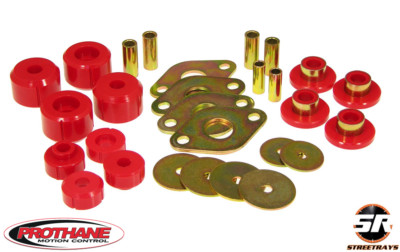 Prothane 18-103 Body Mount Bushing Kit For 95-00 Toyota Tacoma 4WD x 2WD 5 Lug