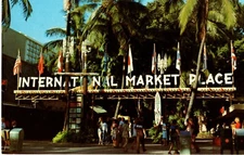 International Market Place, Waikiki, Hawaii Postcard