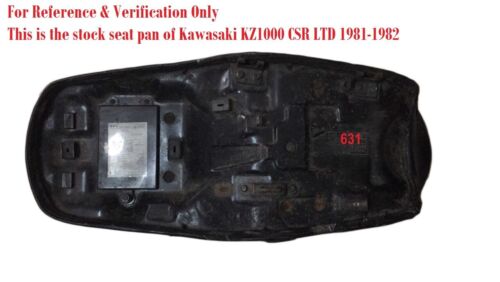 Kawasaki KZ1000 CSR LTD K1 K2 1981-1982 classic motorcycle seat CODE: L6631 - Picture 3 of 9