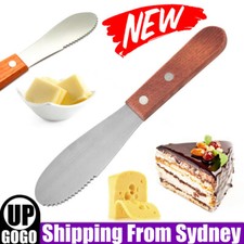 Sandwich Spreader Butter Knife Scraper Cheese Slicer Stainless Steel Spatula AU
