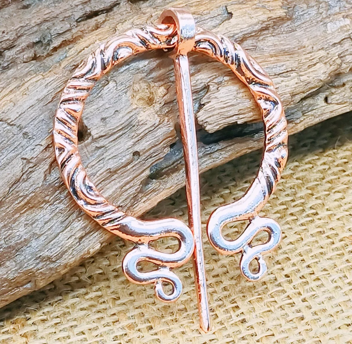 Celtic penannular brooch sale