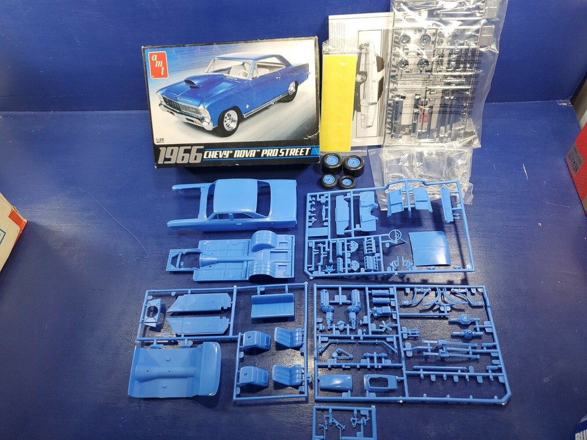 AMT 1966 Chevy Nova Pro Street 1/25 plastic model car kit new 636