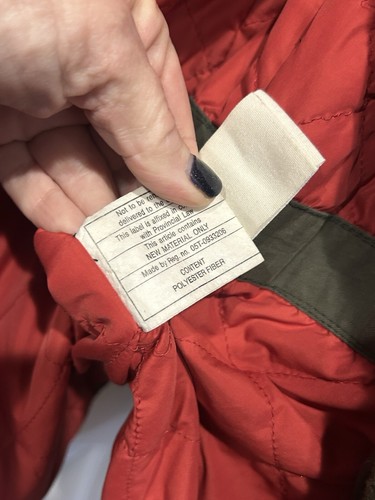 ABERCROMBIE & FITCH Military Jacket Small Green Detachable Faux Fur Trim Hood - Picture 6 of 19