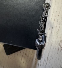 Saint Laurent YSL Women Id Braselet  Leather ...