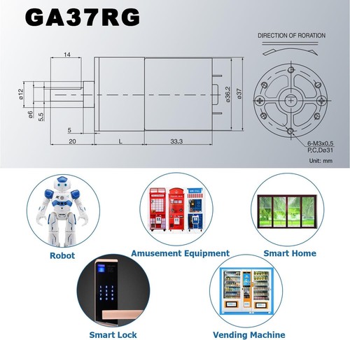 DC Getriebemotor – Münzdetektor & Gelddetektor – 80 Zeichen - Bild 3 von 7