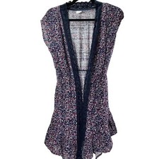 Abercrombie  Fitch Kids 15/16 Ditzy Floral LagenLook Cover Cotton/Viscose Blend